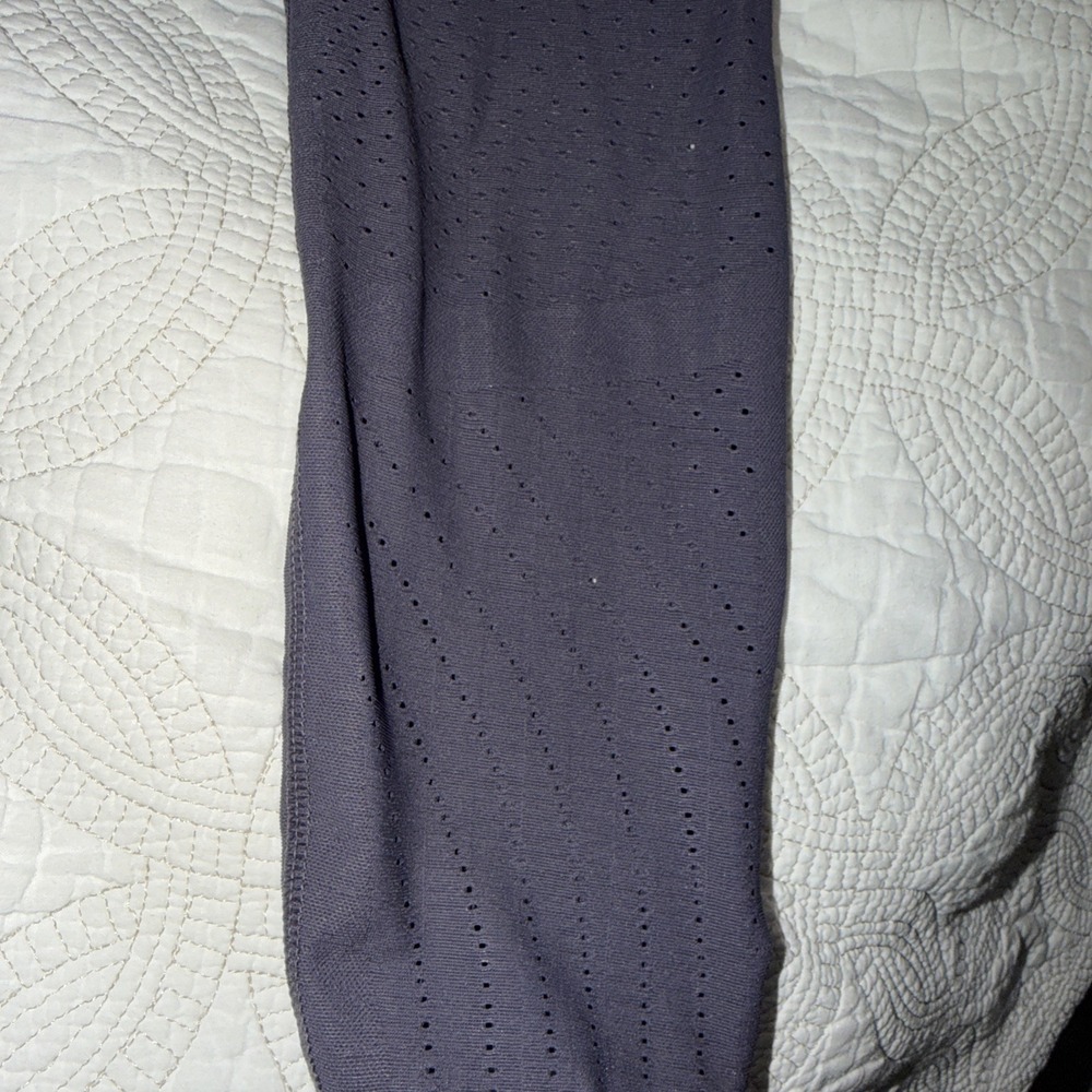 Nike‎ Running Lux Dri Fit Leggings Sz Small Purple Breathable Ankle Length - Picture 2 of 8